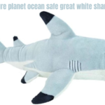 adventure planet ocean safe great white shark plush
